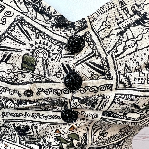 Rare Legend of Zelda Handmade Retro Bombshell Pinup Pocket Cosplay Dress - Picture 8 of 14